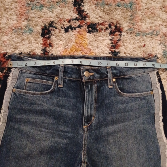 Joe's Jeans The Icon Mid Rise Skinny Crop • Tuxedo Stripe • Size 31 • EUC - Picture 6 of 11